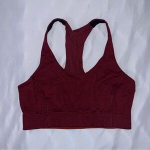 Outdoor Voices Doing Things Maroon Bra